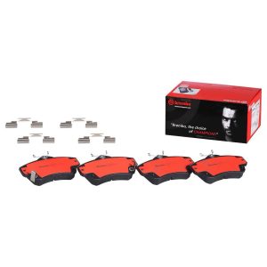 Brembo Brake Pad, Nao, Fmsi Number D841-7716, Ceramic, Set of 4, With Hardware – P11012N