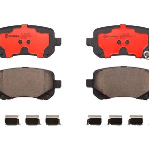 Brembo Brake Pad, Nao, Fmsi Number D1326-8438, Ceramic, Set of 4, With Hardware – P11021N