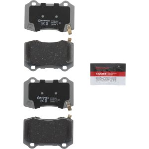 Brembo Brake Pad, Nao, Fmsi Number D1053-7958, Ceramic, Set of 4 – P11024N