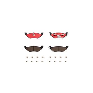 Brembo Brake Pad, Nao, Fmsi Number D751-7424, Ceramic, Set of 4, With Hardware – P11027N