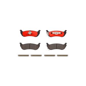 Brembo Brake Pad, Nao, Fmsi Number D998-7899, Ceramic, Set of 4, With Hardware – P11029N