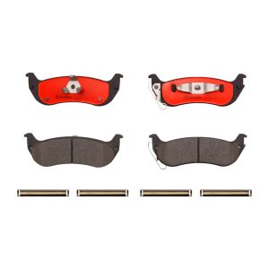 Brembo Brake Pad, Nao, Fmsi Number D998-7899, Ceramic, Set of 4, With Hardware – P11029N