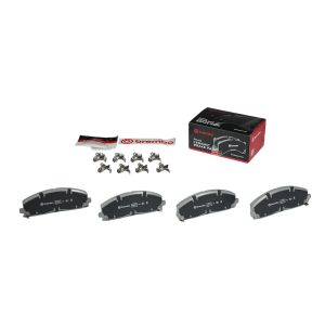 Brembo Brake Pad, Nao, Fmsi Number D1589-8800, Ceramic, Set of 4, With Hardware – P11035N
