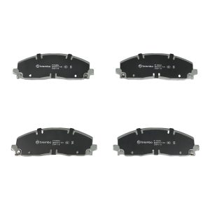 Brembo Brake Pad, Nao, Fmsi Number D1589-8800, Ceramic, Set of 4, With Hardware – P11035N