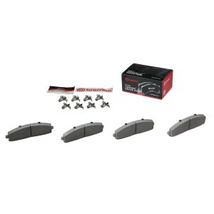 Brembo Brake Pad, Nao, Fmsi Number D1589-8800, Ceramic, Set of 4, With Hardware – P11035N