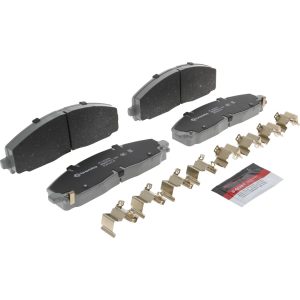 Brembo Brake Pad, Nao, Fmsi Number D1589-8800, Ceramic, Set of 4, With Hardware – P11035N
