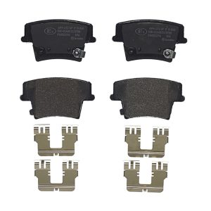 Brembo Brake Pad, Prime Line, Fmsi Number D1057-7963, Low-Metallic, Set of 4, With Mounting Hardware and Pad Wear Sensor – P11040