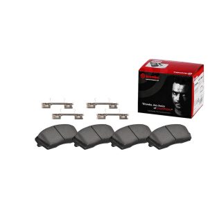 Brembo Brake Pad, Nao, Fmsi Number D1057-7963, Ceramic, Set of 4, With Hardware – P11040N