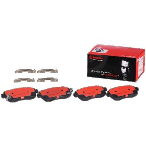 Brembo Brake Pad, Nao, Fmsi Number D1454-8738, Ceramic, Set of 4, With Hardware – P16013N