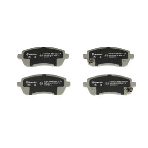 Brembo Brake Pad, Nao, Fmsi Number D1454-8738, Ceramic, Set of 4, With Hardware – P16013N