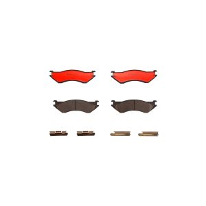 Brembo Brake Pad, Nao, Fmsi Number D758-7627, Ceramic, Set of 4, With Hardware – P18003N