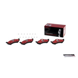 Brembo Brake Pad, Nao, Fmsi Number D820-7616, Ceramic, Set of 4, With Hardware – P18005N