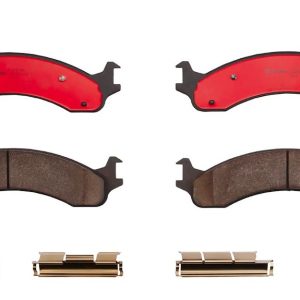Brembo Brake Pad, Nao, Fmsi Number D821-7694, Ceramic, Set of 4, With Hardware – P18006N