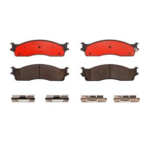 Brembo Brake Pad, Nao, Fmsi Number D965-7864, Ceramic, Set of 4, With Hardware – P18008N