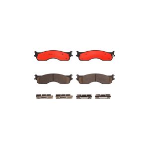 Brembo Brake Pad, Nao, Fmsi Number D1054-7959, Ceramic, Set of 4, With Hardware – P18011N