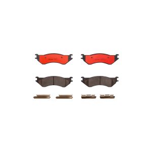 Brembo Brake Pad, Nao, Fmsi Number D1096-7752, Ceramic, Set of 4, With Hardware – P18016N