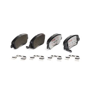 Brembo Brake Pad, Xtra Line, Fmsi Number D1593-8806, Low-Metallic, Set of 4, With Pad Wear Sensor and Mounting Hardware – P18025X