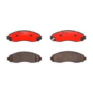 Brembo Brake Pad, Nao, Fmsi Number D962-7861, Ceramic, Set of 4, With Hardware – P18030N