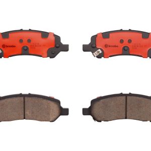 Brembo Brake Pad, Nao, Fmsi Number D1647-8875, Ceramic, Set of 4, With Hardware – P18031N