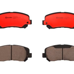 Brembo Brake Pad, Nao, Fmsi Number D1640-8982, Ceramic, Set of 4, With Hardware – P18032N