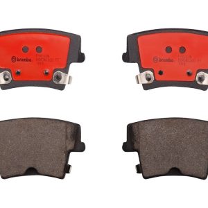 Brembo Brake Pad, Nao, Fmsi Number D1057-8495, Ceramic, Set of 4, With Hardware – P18033N