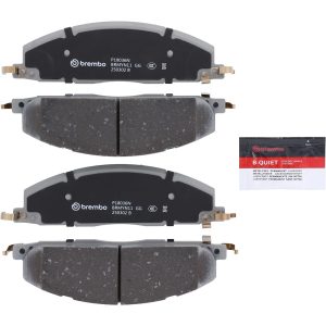 Brembo Brake Pad, Nao, Fmsi Number D1400-8508, Ceramic, Set of 4, With Hardware – P18036N