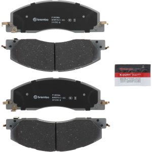 Brembo Brake Pad, Nao, Fmsi Number D1399-8507, Ceramic, Set of 4, With Hardware – P18039N