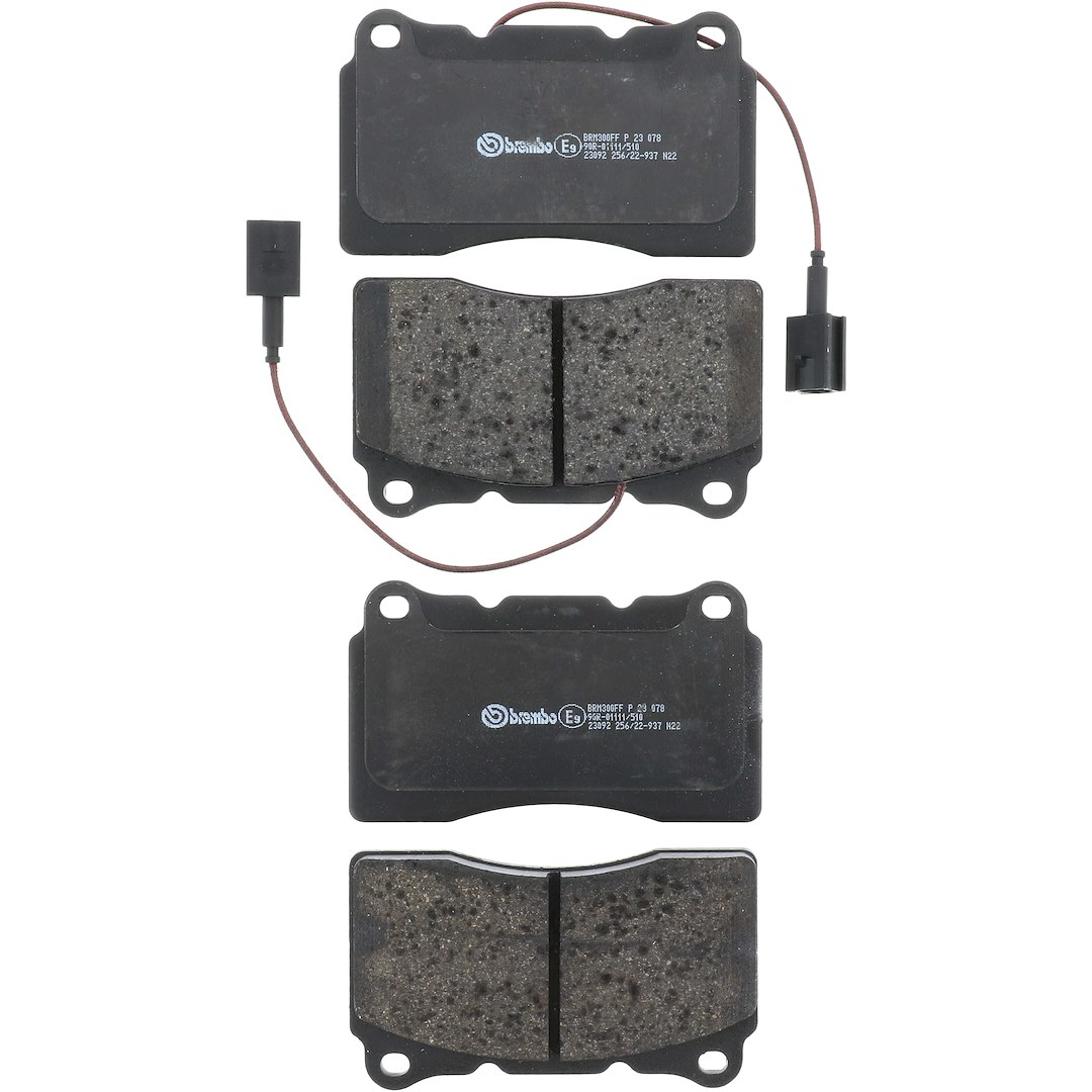 Brembo Brake Pad, Fmsi Number D1016-7919, Low-Metallic, Set of 4 – P23078