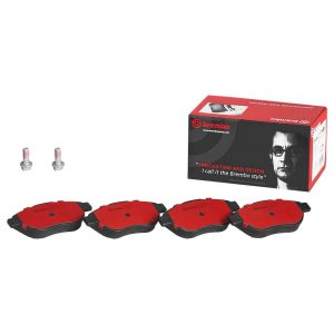 Brembo Brake Pad, Nao, Fmsi Number D1618-8921, Ceramic, Set of 4, With Hardware – P23119N
