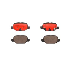 Brembo Brake Pad, Nao, Fmsi Number D1569-8778, Ceramic, Set of 4, With Hardware – P23151N
