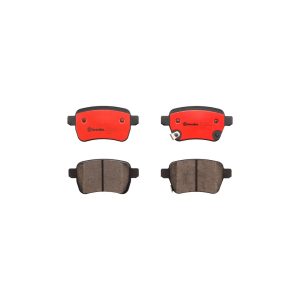 Brembo Brake Pad, Nao, Fmsi Number D1722-8946, Ceramic, Set of 4, With Hardware – P23156N