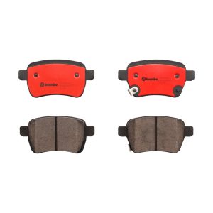 Brembo Brake Pad, Nao, Fmsi Number D1722-8946, Ceramic, Set of 4, With Hardware – P23156N