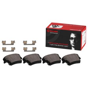 Brembo Brake Pad, Nao, Fmsi Number D1811-9046, Ceramic, Set of 4 – P23164N