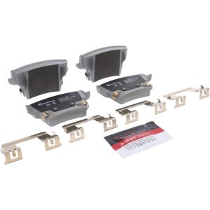 Brembo Brake Pad, Nao, Fmsi Number D1057-7964, Ceramic, Set of 4, With Hardware – P23175N