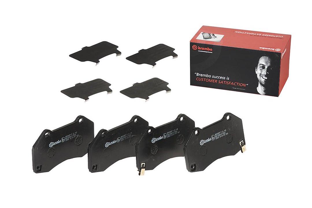Brembo Brake Pad, Fmsi Number D1379-9074, Low-Metallic, Set of 4 – P23182