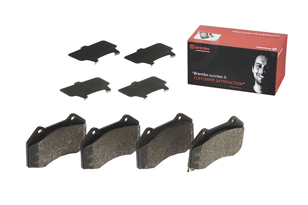Brembo Brake Pad, Fmsi Number D1379-9074, Low-Metallic, Set of 4 – P23182