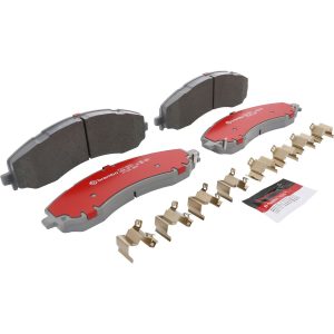 Brembo Brake Pad, Xtra Severe Duty, Fmsi Number D2223-9462, Ceramic, Set of 4, With Pad Wear Sensor/ Mounting Hardware/ Brake Lubricant – P23196SD