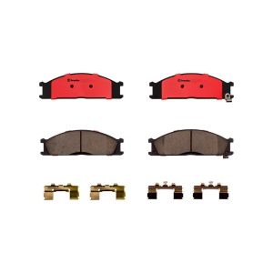Brembo Brake Pad, Nao, Fmsi Number D333-7433, Ceramic, Set of 4, With Hardware – P24026N