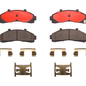 Brembo Brake Pad, Nao, Fmsi Number D652-7532, Ceramic, Set of 4, With Hardware – P24041N