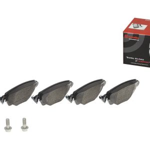 Brembo Brake Pad, Fmsi Number D911-7790, Low-Metallic, Set of 4, With Hardware – P24059