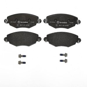 Brembo Brake Pad, Fmsi Number D910-7789, Low-Metallic, Set of 4, With Hardware – P24060