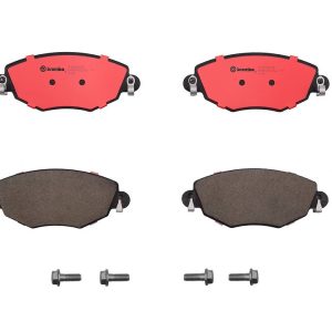 Brembo Brake Pad, Nao, Fmsi Number D910-7789, Ceramic, Set of 4, With Hardware – P24060N