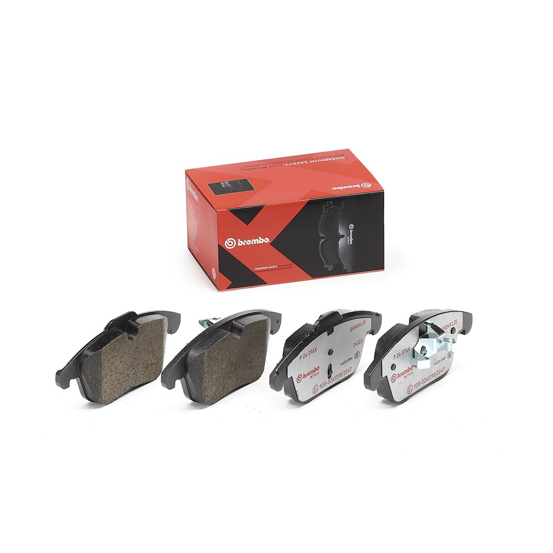 Brembo Brake Pad, Xtra Line, Fmsi Number D1306-8421, Low-Metallic, Set of 4 – P24076X