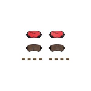 Brembo Brake Pad, Nao, Fmsi Number D1021-7926, Ceramic, Set of 4, With Hardware – P24080N