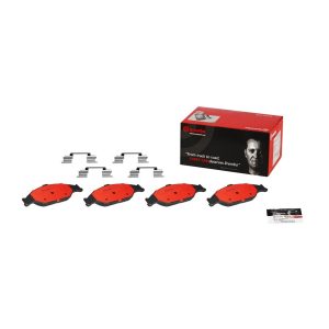 Brembo Brake Pad, Nao, Fmsi Number D804-7675, Ceramic, Set of 4, With Hardware – P24082N