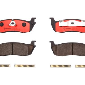 Brembo Brake Pad, Nao, Fmsi Number D879-7584, Ceramic, Set of 4, With Hardware – P24083N