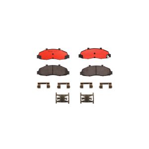 Brembo Brake Pad, Nao, Fmsi Number D679-7558, Ceramic, Set of 4, With Hardware – P24102N