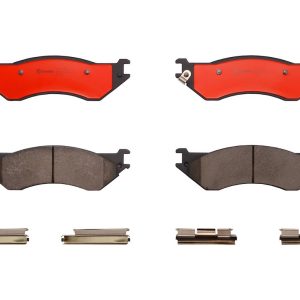 Brembo Brake Pad, Nao, Fmsi Number D702-7576, Ceramic, Set of 4, With Hardware – P24103N