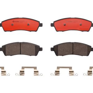 Brembo Brake Pad, Nao, Fmsi Number D757-7626, Ceramic, Set of 4, With Hardware – P24107N