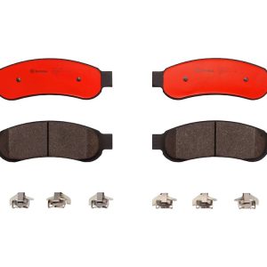 Brembo Brake Pad, Nao, Fmsi Number D1067-7973, Ceramic, Set of 4, With Hardware – P24117N